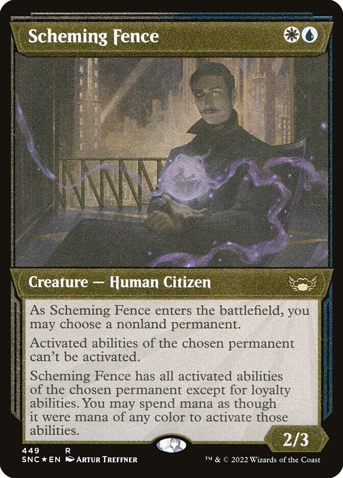 Scheming Fence (Etched Foil)