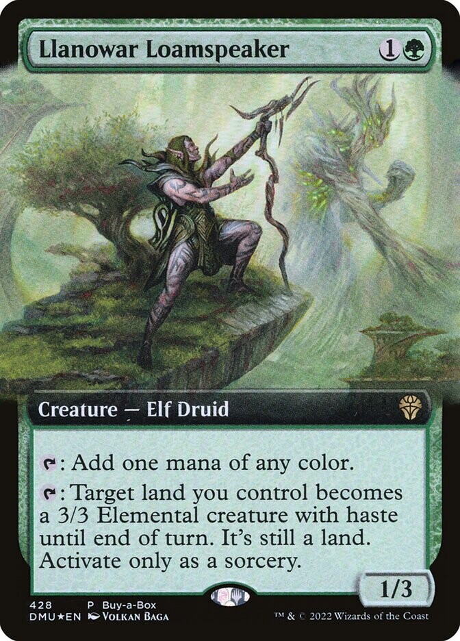 Llanowar Loamspeaker (Buy-a-Box) (Foil)