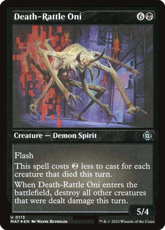 Death-Rattle Oni (Etched Foil)