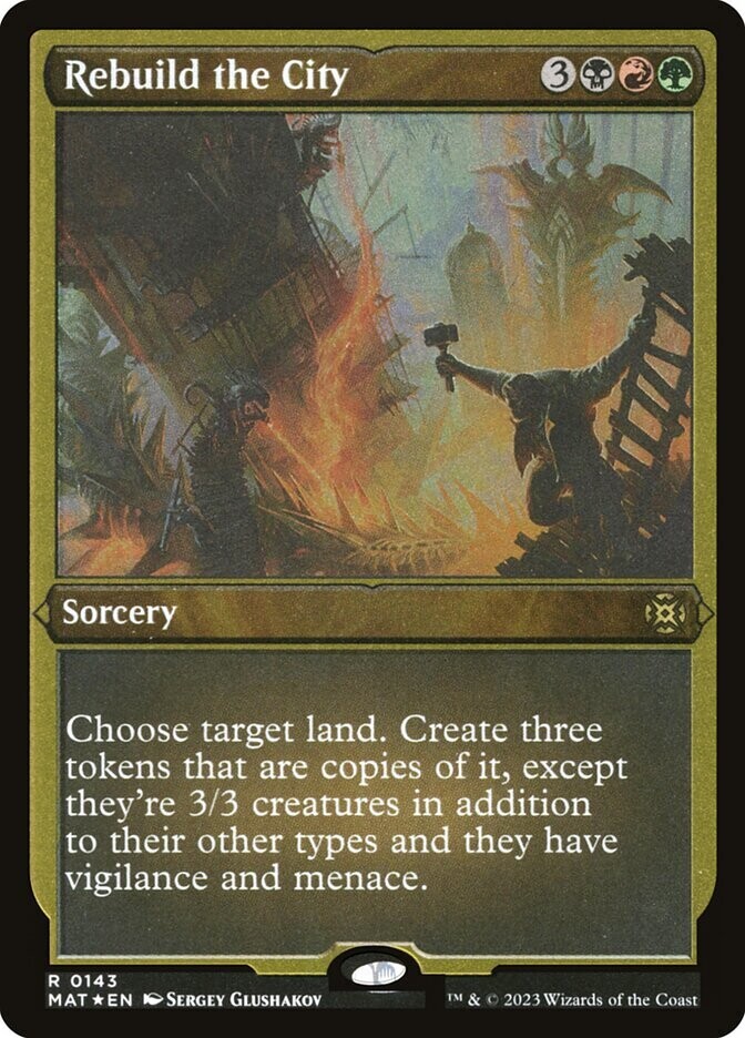 Rebuild the City (Etched Foil)