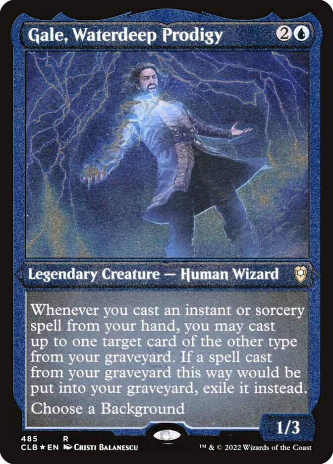 Gale, Waterdeep Prodigy (Etched Foil)