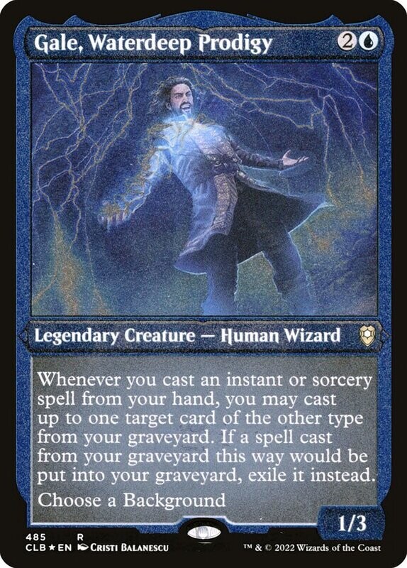 Gale, Waterdeep Prodigy (Etched Foil)