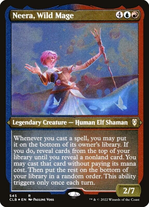 Neera, Wild Mage (Etched Foil)