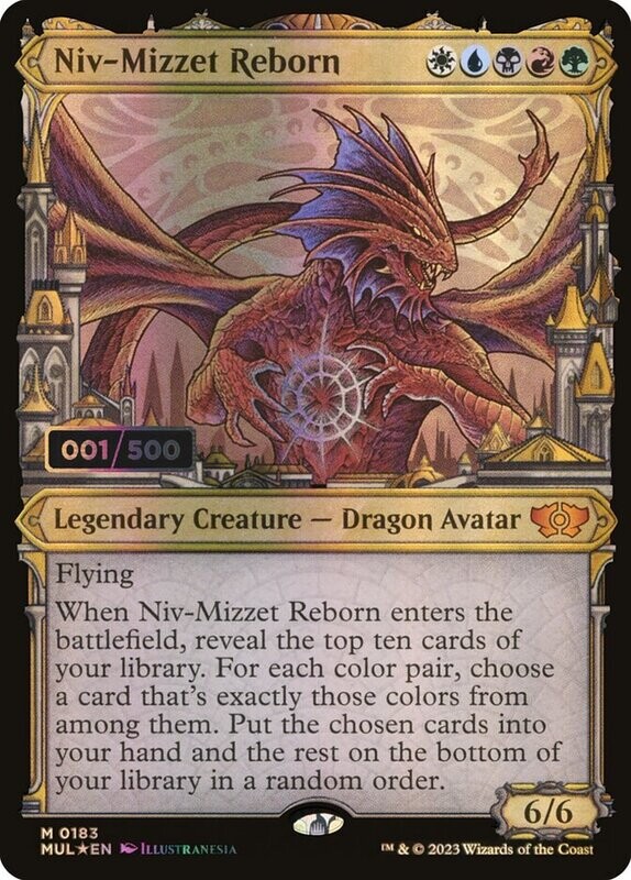 Niv-Mizzet Reborn (Double Rainbow Foil) (Serialized)