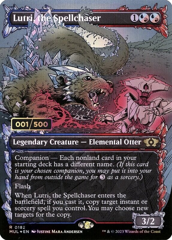 Lutri, the Spellchaser (Double Rainbow Foil) (Serialized)