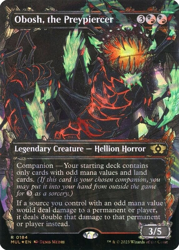 Obosh, the Preypiercer (Halo Foil)