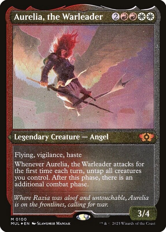 Aurelia, the Warleader (Etched Foil)