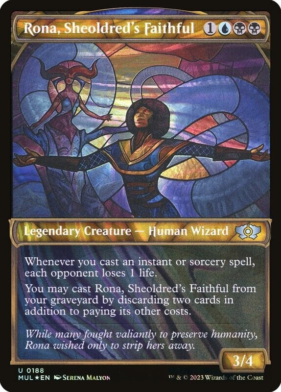 Rona, Sheoldred&#39;s Faithful (Halo Foil)