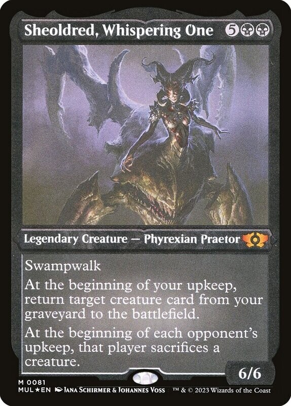 Sheoldred, Whispering One (Etched Foil)