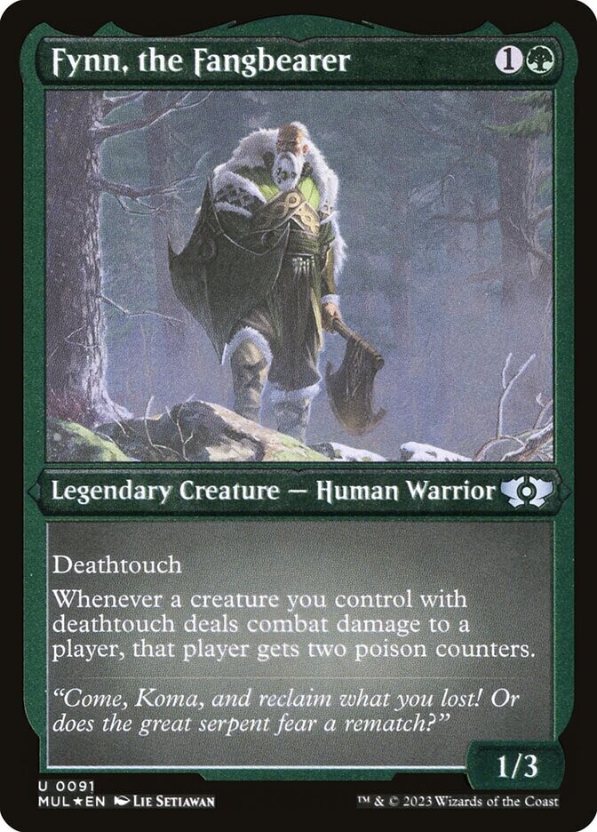 Fynn, the Fangbearer (Etched Foil)