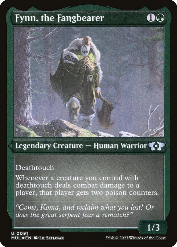 Fynn, the Fangbearer (Etched Foil)