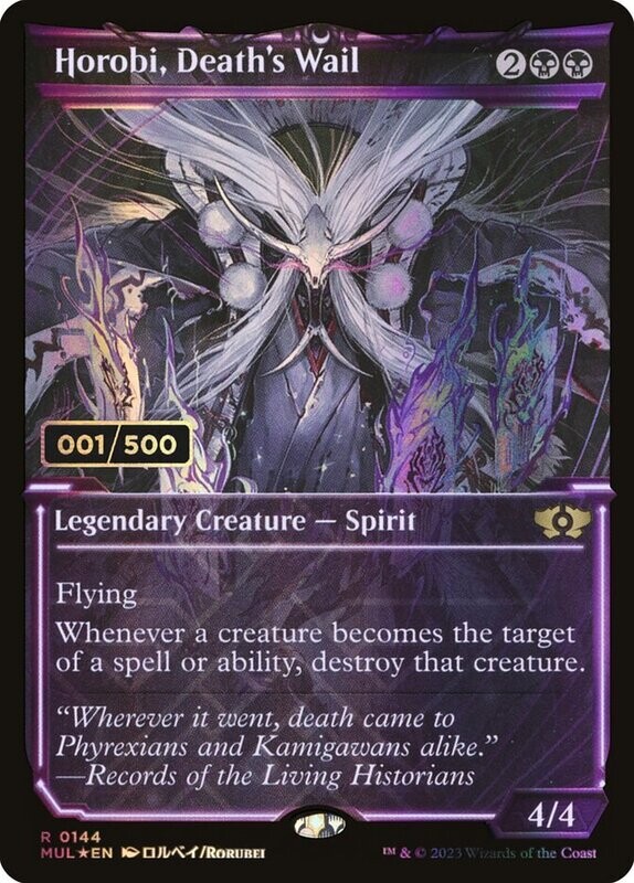 Horobi, Death&#39;s Wail (Double Rainbow Foil) (Serialized)