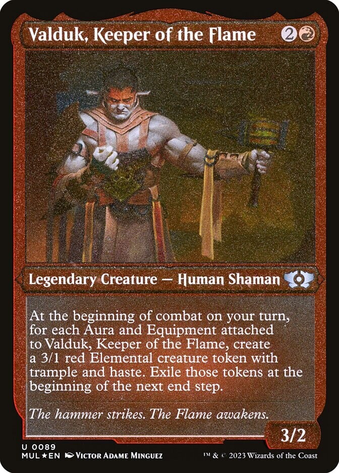 Valduk, Keeper of the Flame (Etched Foil)