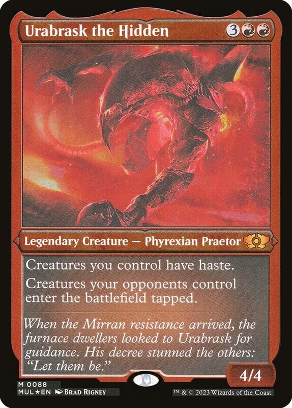Urabrask the Hidden (Etched Foil)