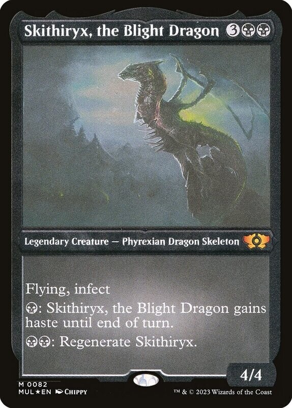 Skithiryx, the Blight Dragon (Etched Foil)