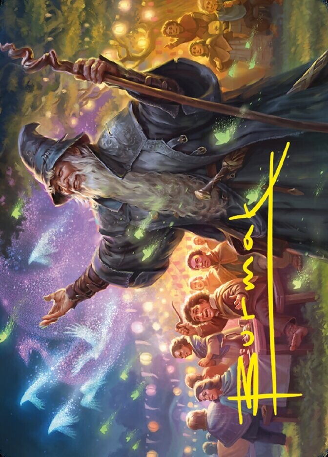 Gandalf, Friend of the Shire // Gandalf, Friend of the Shire Art Card (Gold-Stamped Signature)