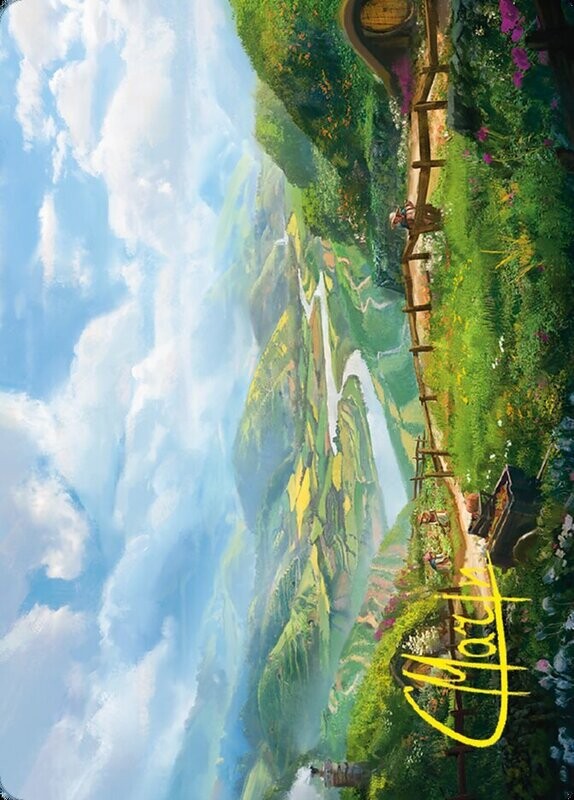 Plains // Plains Art Card (Gold-Stamped Signature)