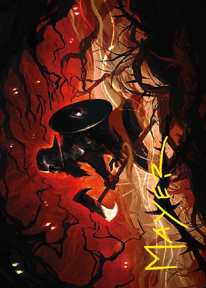 Gimli, Counter of Kills // Gimli, Counter of Kills Art Card (Gold-Stamped Signature)