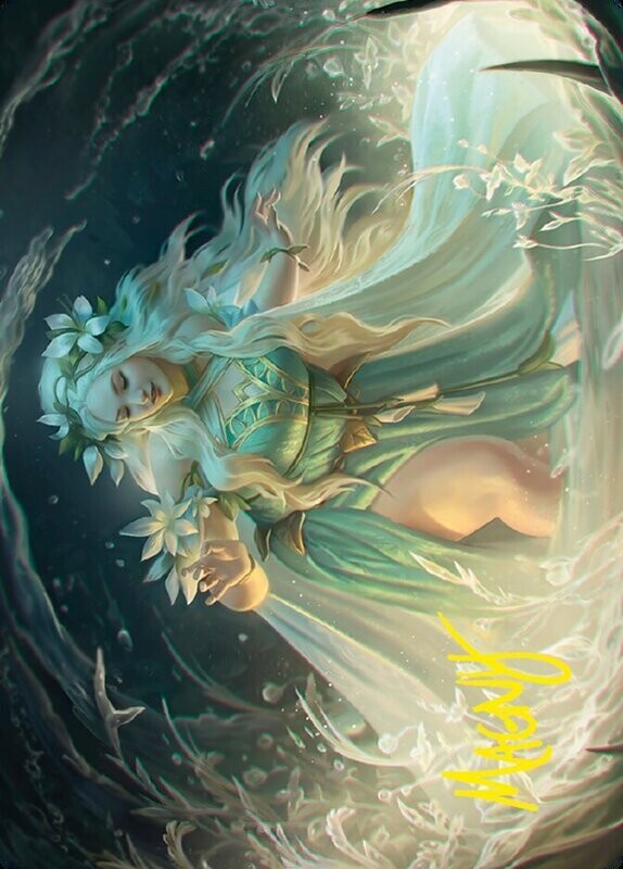 Goldberry, River-Daughter // Goldberry, River-Daughter Art Card (Gold-Stamped Signature)