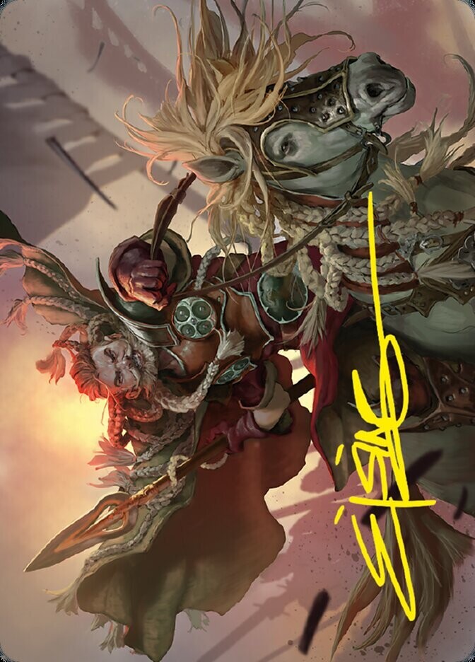 Éomer, Marshall of Rohan // Éomer, Marshall of Rohan Art Card (Gold-Stamped Signature)