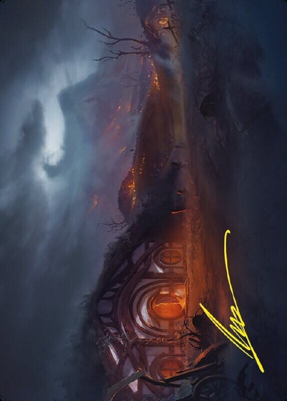 Field of Ruin // Field of Ruin Art Card (Gold-Stamped Signature)