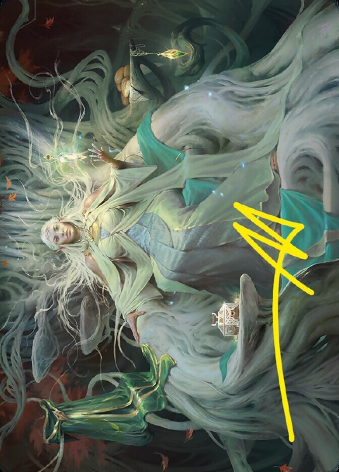 Galadriel, Gift-Giver // Galadriel, Gift-Giver Art Card (Gold-Stamped Signature)