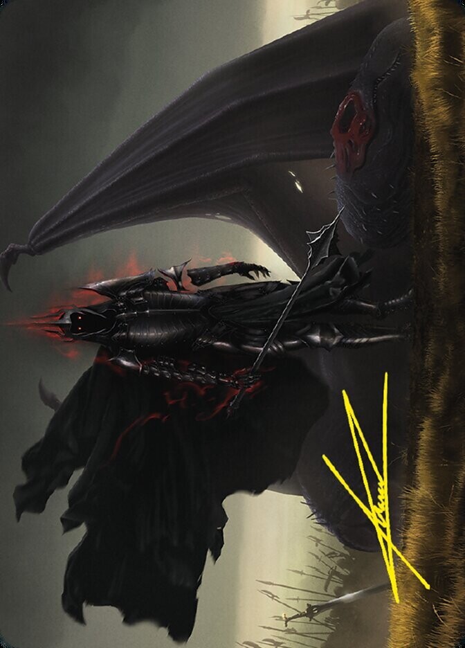 Witch-king of Angmar // Witch-king of Angmar Art Card (Gold-Stamped Signature)