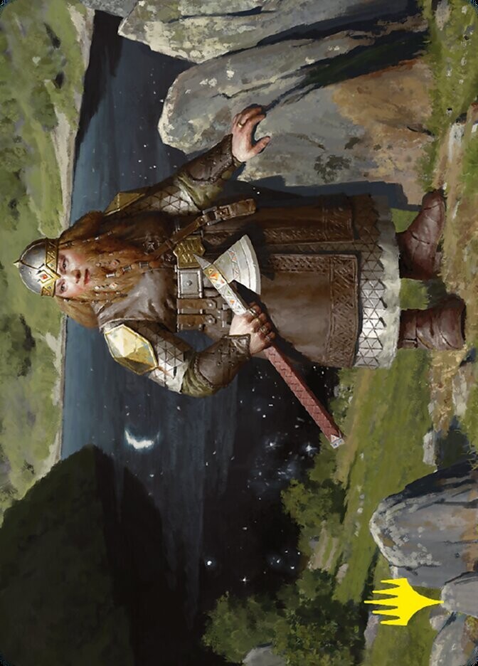 Mirrormere Guardian // Mirrormere Guardian Art Card (Gold-Stamped Signature)