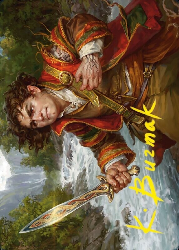 Frodo Baggins // Frodo Baggins Art Card (Gold-Stamped Signature)
