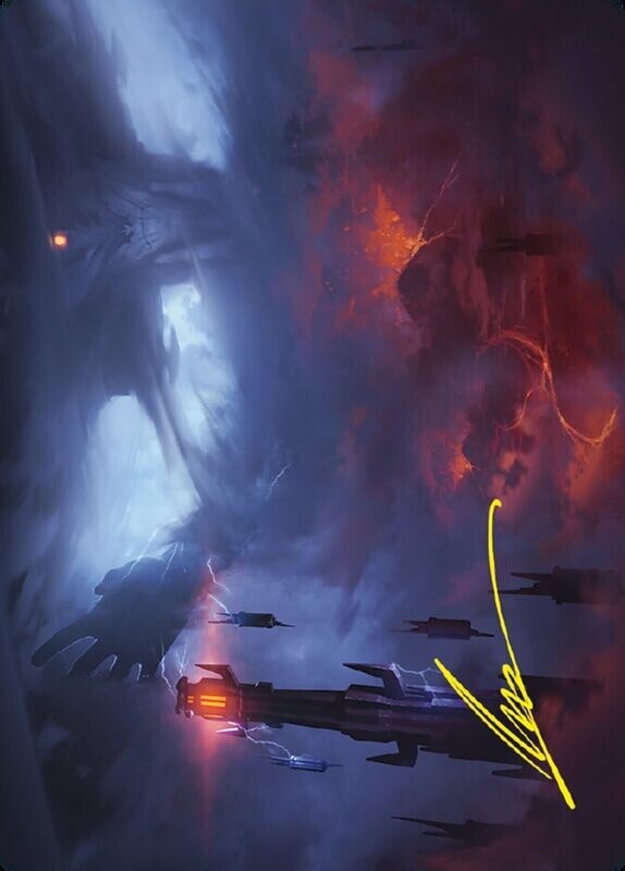 Shadow of the Enemy // Shadow of the Enemy Art Card (Gold-Stamped Signature)