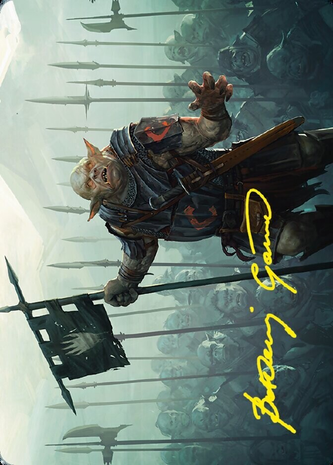 Uglúk of the White Hand // Uglúk of the White Hand Art Card (Gold-Stamped Signature)