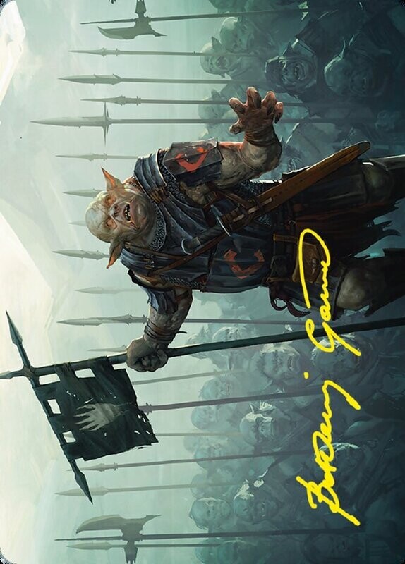 Uglúk of the White Hand // Uglúk of the White Hand Art Card (Gold-Stamped Signature)