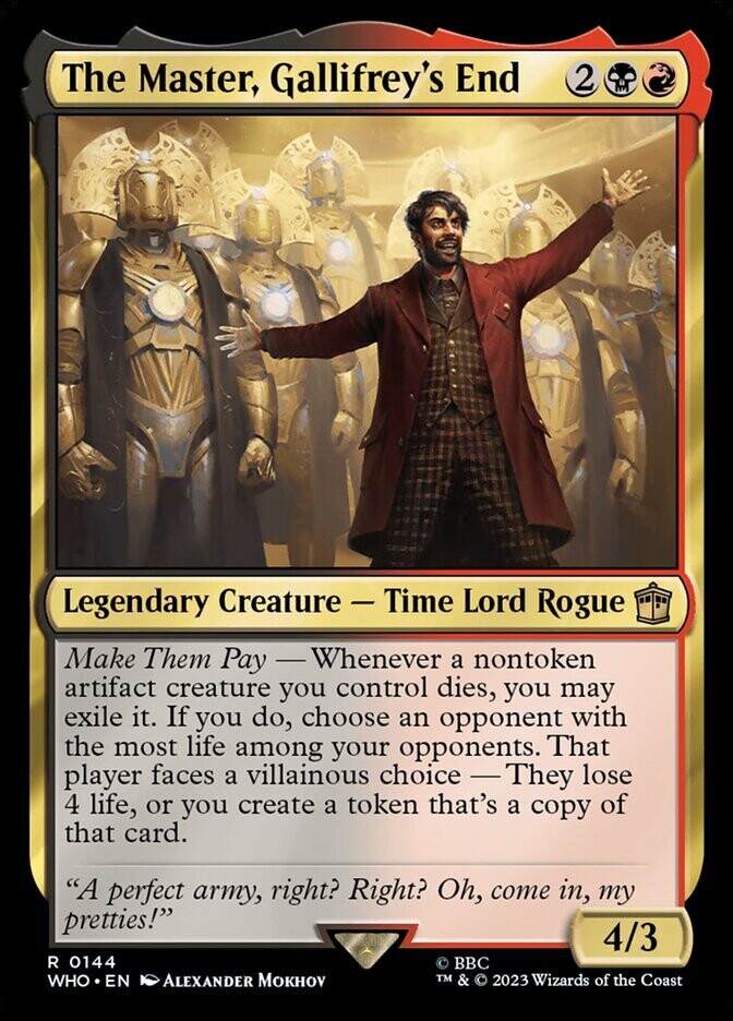 The Master, Gallifrey&#39;s End