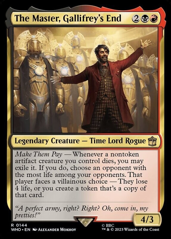 The Master, Gallifrey&#39;s End