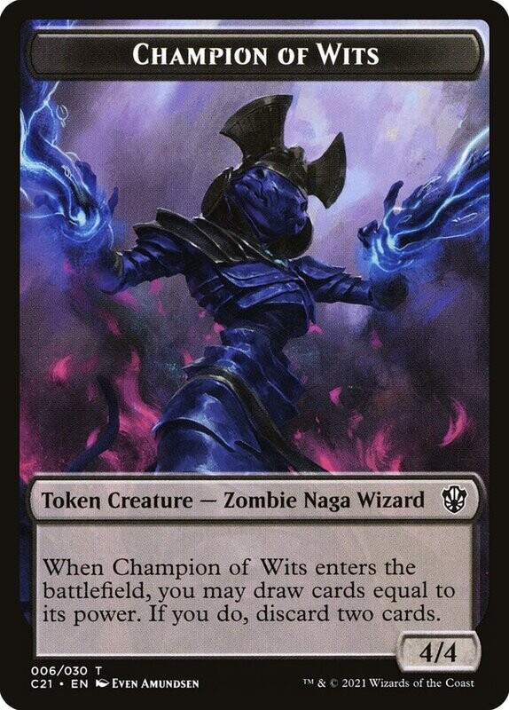 Champion of Wits Token