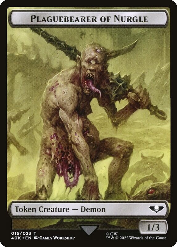 Plaguebearer of Nurgle Token