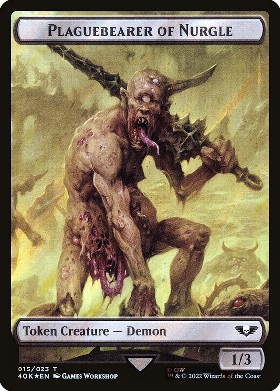 Plaguebearer of Nurgle Token (Surge Foil)