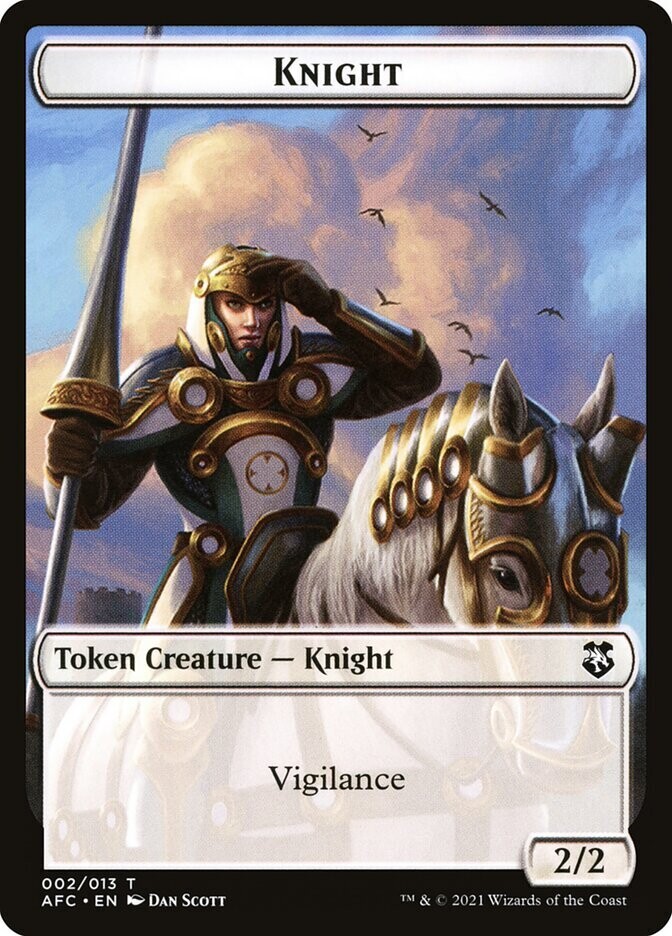 Knight Token // Saproling Token