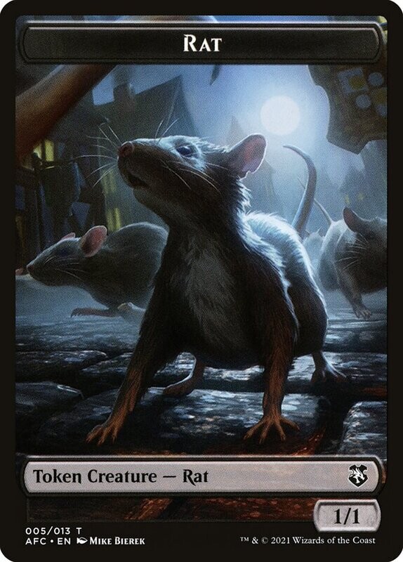 Rat Token // Zombie Token