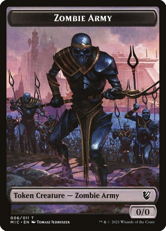 Zombie Army Token // Zombie Token