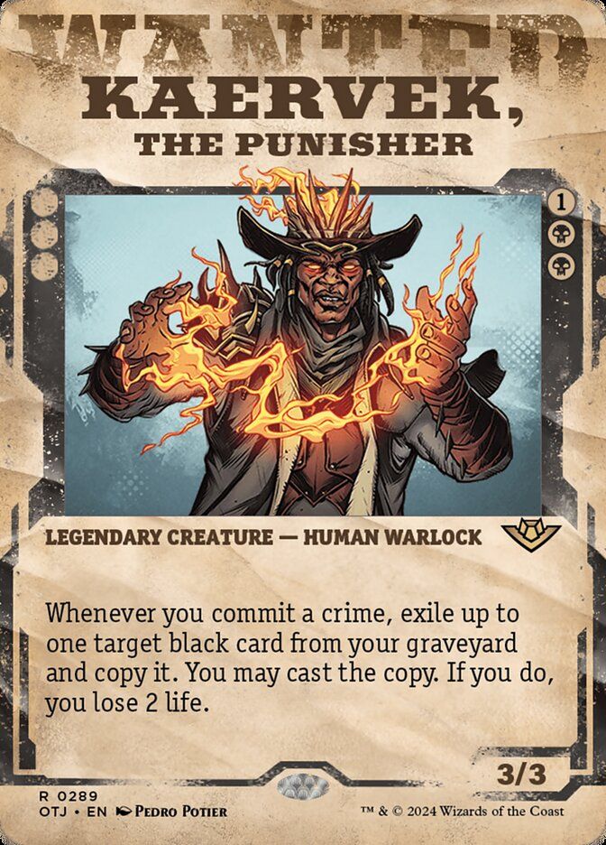Kaervek, the Punisher (Wanted Poster)