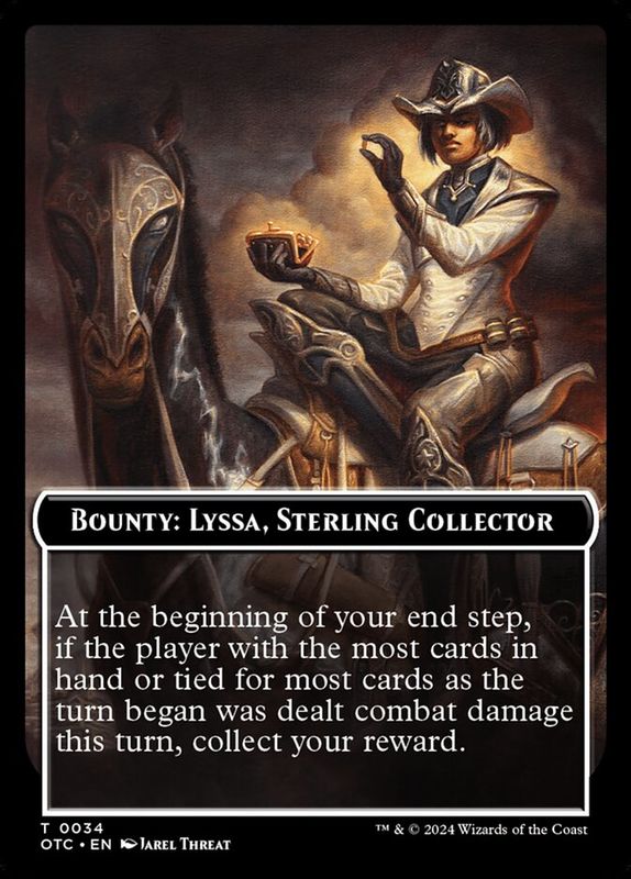 Bounty: Lyssa, Sterling Collector // Wanted! Token