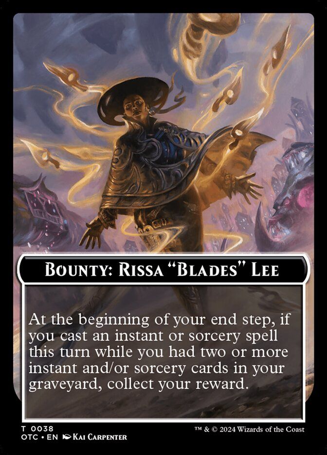 Bounty: Rissa &quot;Blades&quot; Lee // Wanted! Token