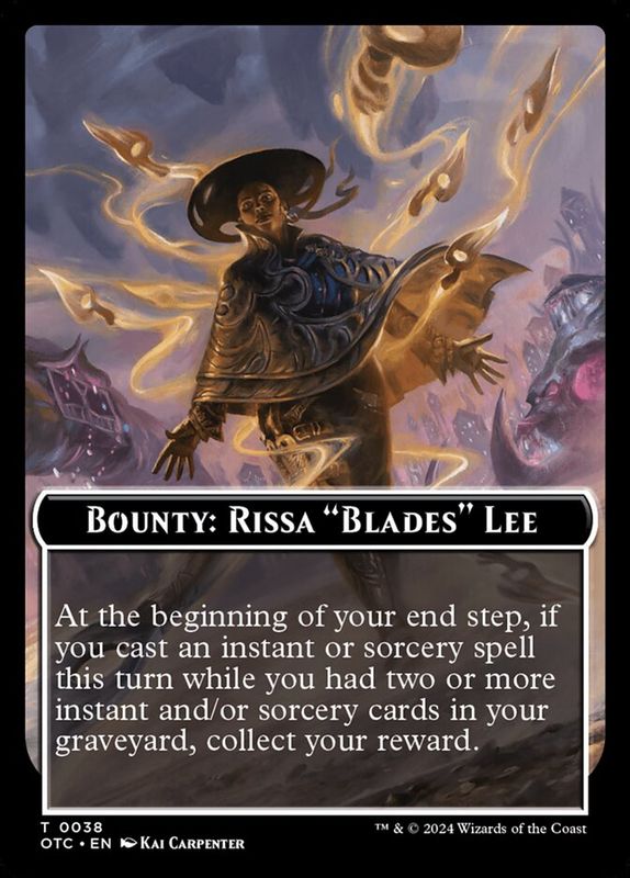 Bounty: Rissa &quot;Blades&quot; Lee // Wanted! Token