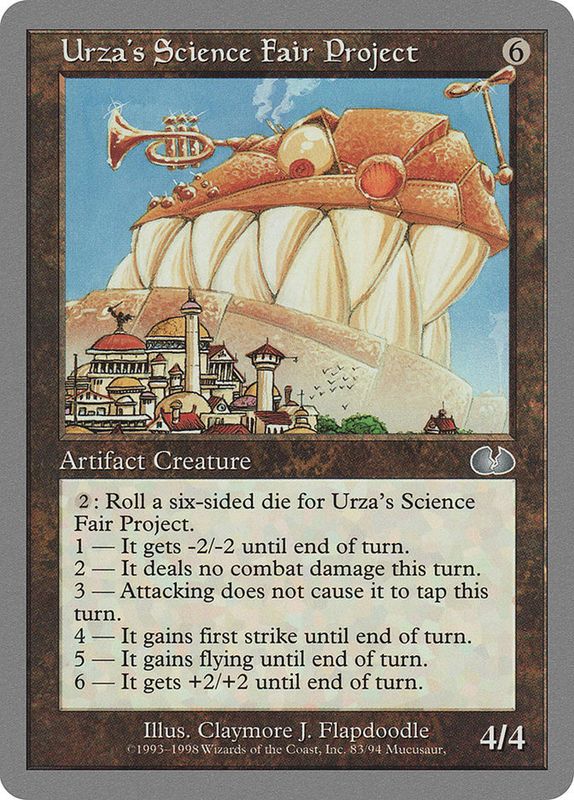 Urza&#39;s Science Fair Project