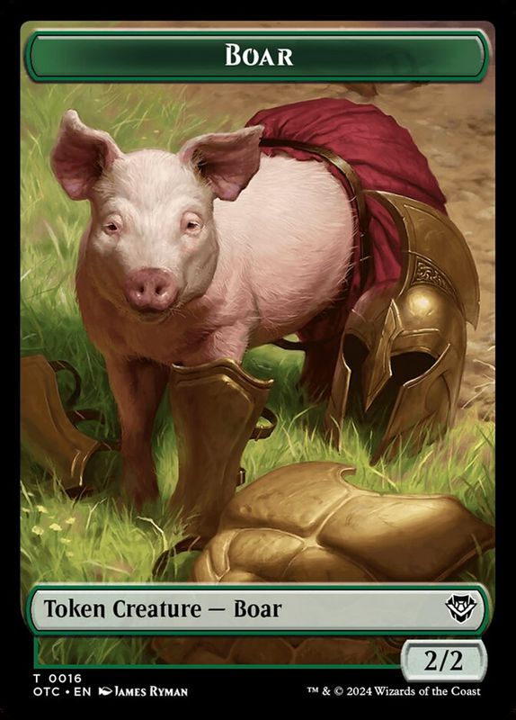 Boar Token // Manifest Token