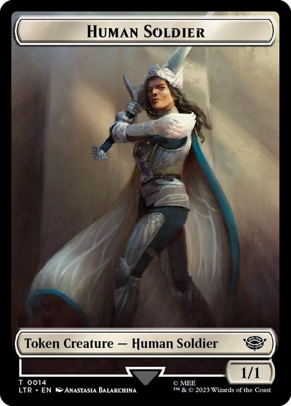 Human Soldier Token (Surge Foil)