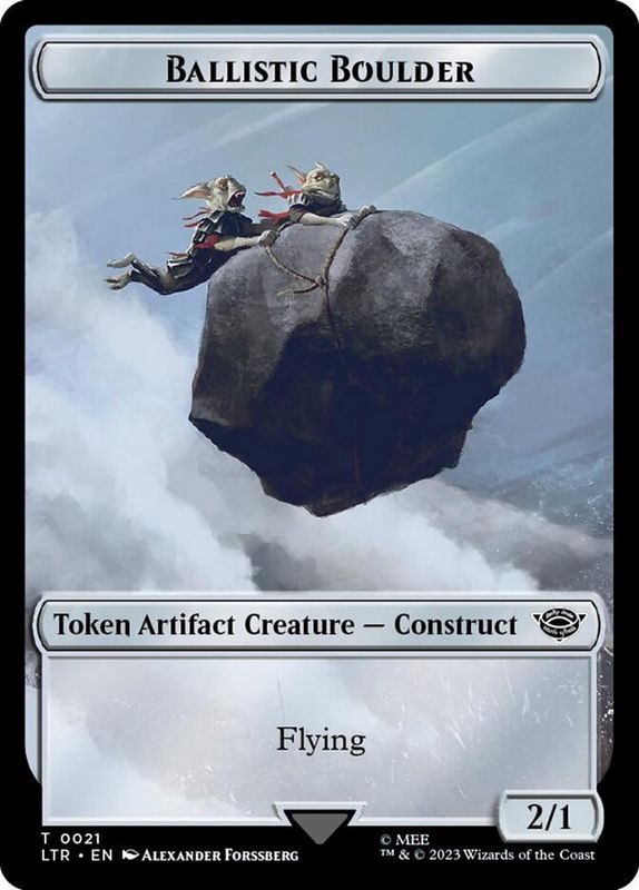 Ballistic Boulder Token (Surge Foil)