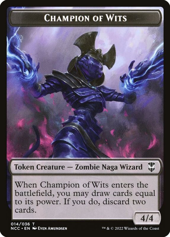 Champion of Wits Token