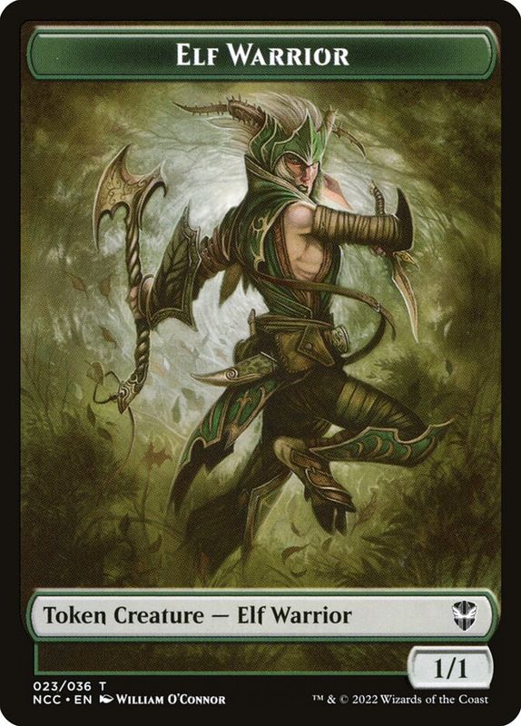 Elf Warrior Token